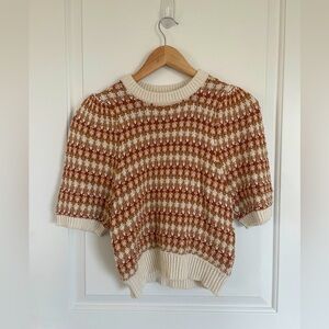 Chunky knit sweater tee